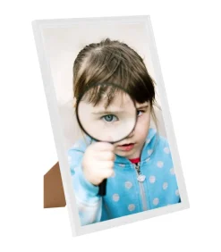 Fotolijsten 3 st voor tafel 21x29,7cm MDF wit