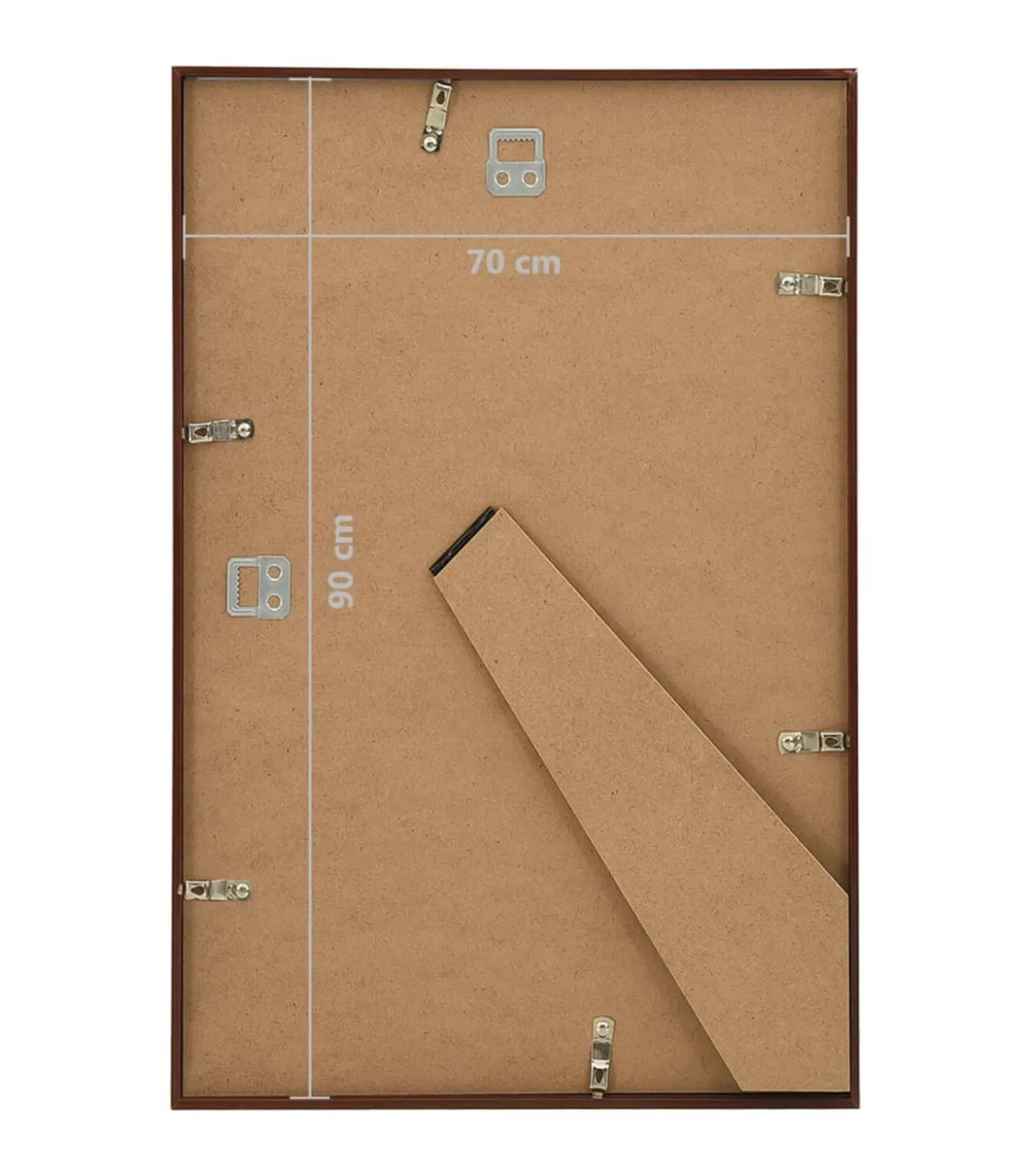 Fotolijsten 3 st voor wand of tafel 70x90 cm MDF bronskleurig