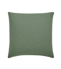 Frisson - Effen kussensloop in flanellen chambray katoen