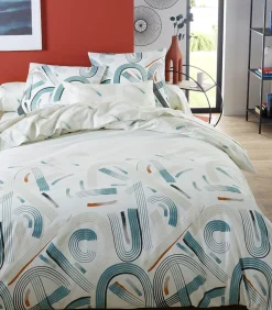 Gabin - Katoenen laken met print