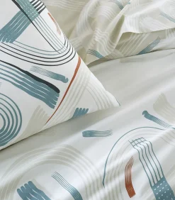 Gabin - Katoenen laken met print