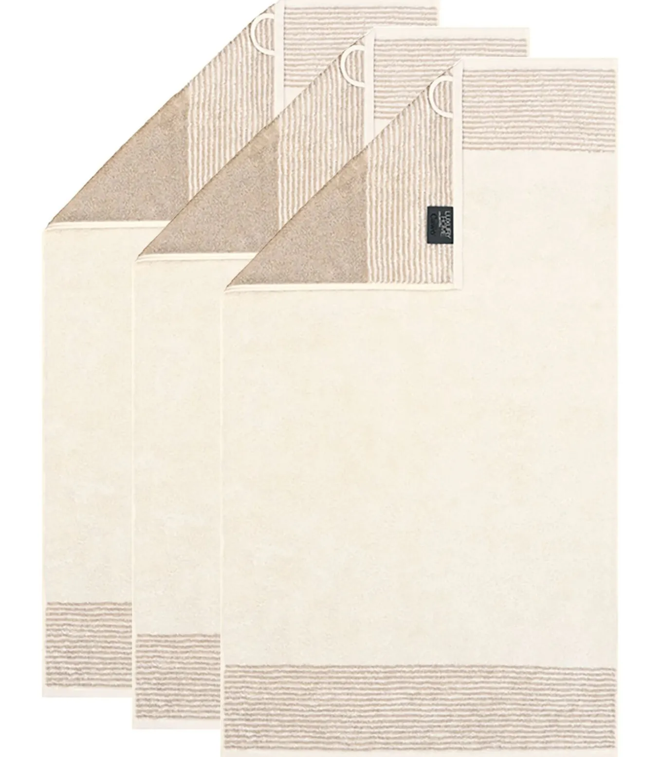 Gastendoekje Luxury Home Two-Tone Set van 3