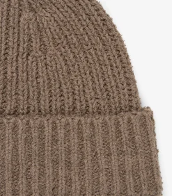 Gebreide muts Bouclé