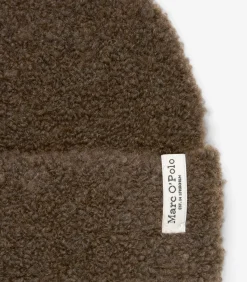 Gebreide muts Bouclé