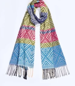 Gebreide rechthoekige sjaal BELLY