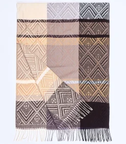 Gebreide rechthoekige sjaal BELLY