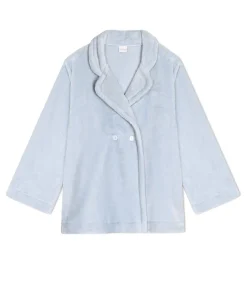 Geknoopt jasje van pluche flanel ESSENTIEL H77A