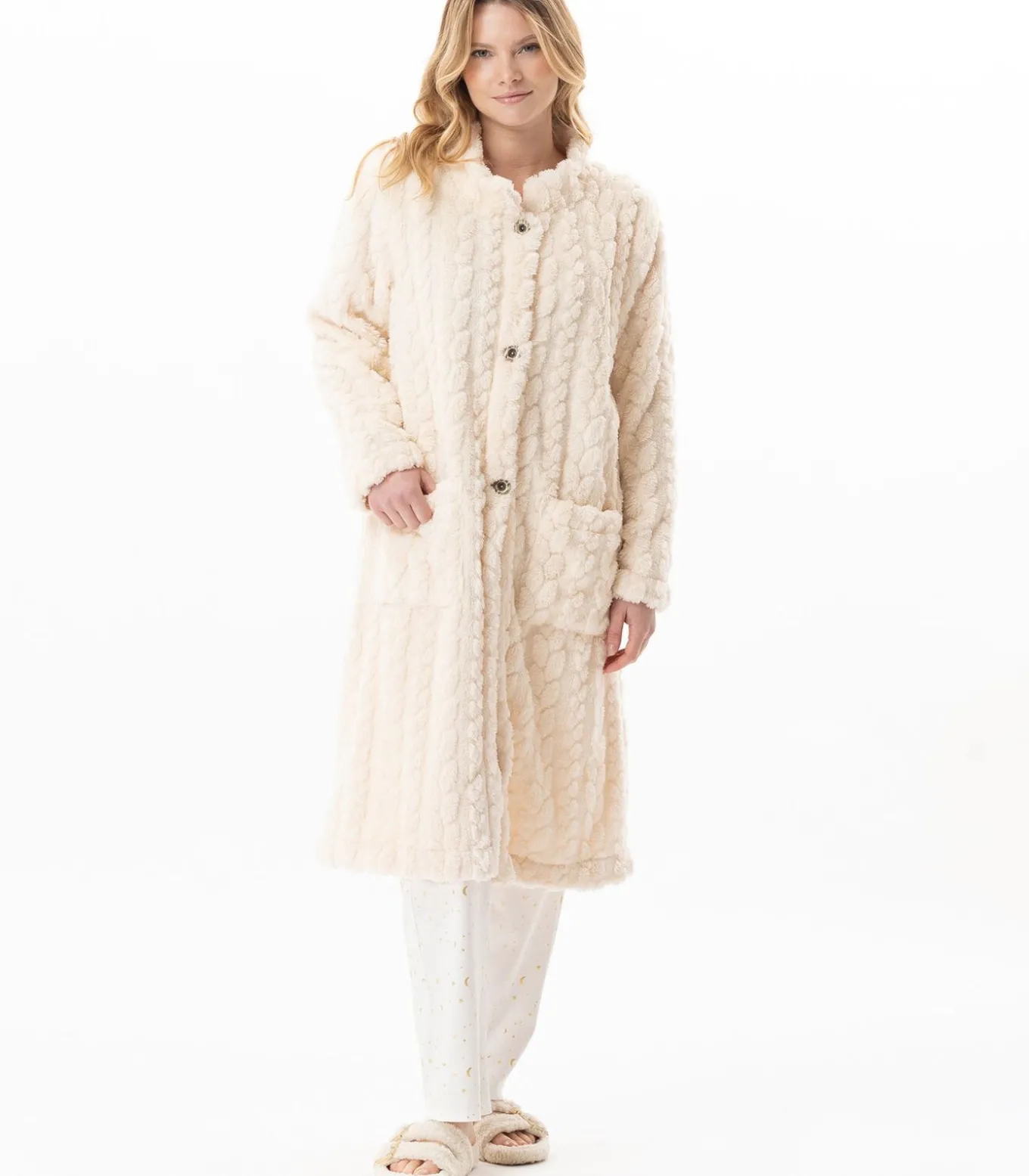 Geknoopte kamerjas met gevlochten effect ESSENTIEL 163