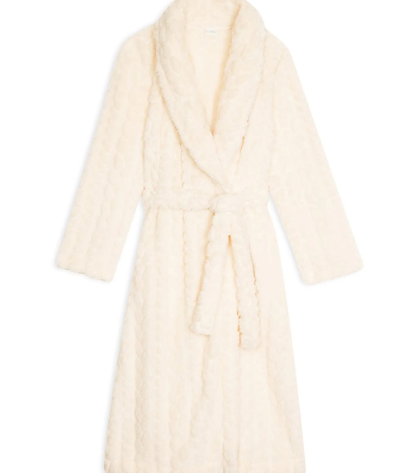 Gekruiste badjas met gevlochten effect ESSENTIEL 160