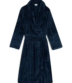 Gekruiste badjas met gevlochten effect ESSENTIEL 160