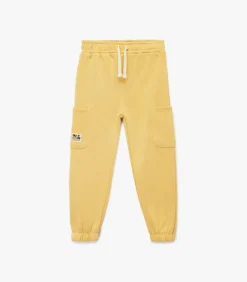 Gele Joggingbroek Baby Elastische Taille