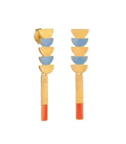 Geometrische en kleurrijke Somni oorbellen