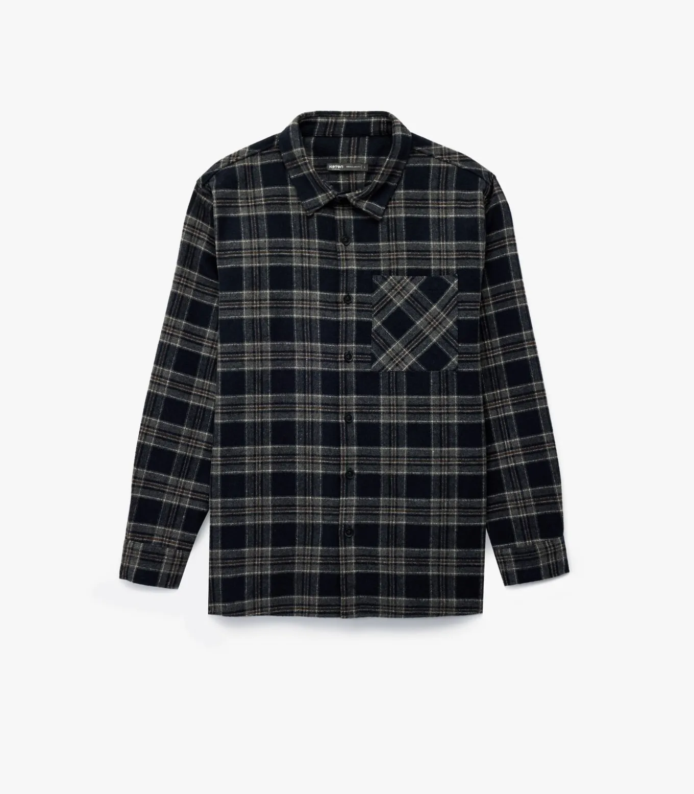 Geruit Overhemd Lange Mouwen met Knoopsluiting