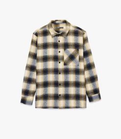 Geruite Flanellen Blouse Lange Mouwen