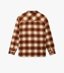 Geruite Flanellen Overhemd Lange Mouwen