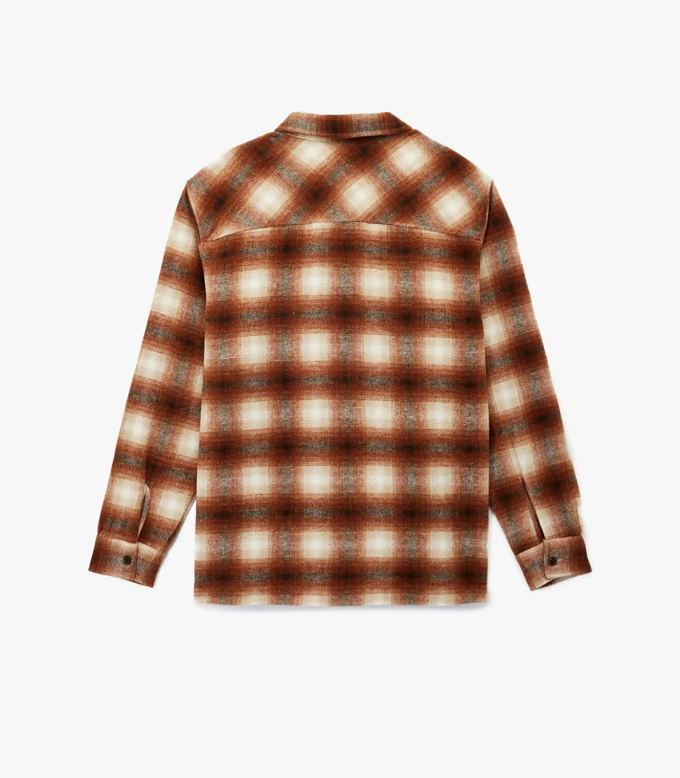 Geruite Flanellen Overhemd Lange Mouwen