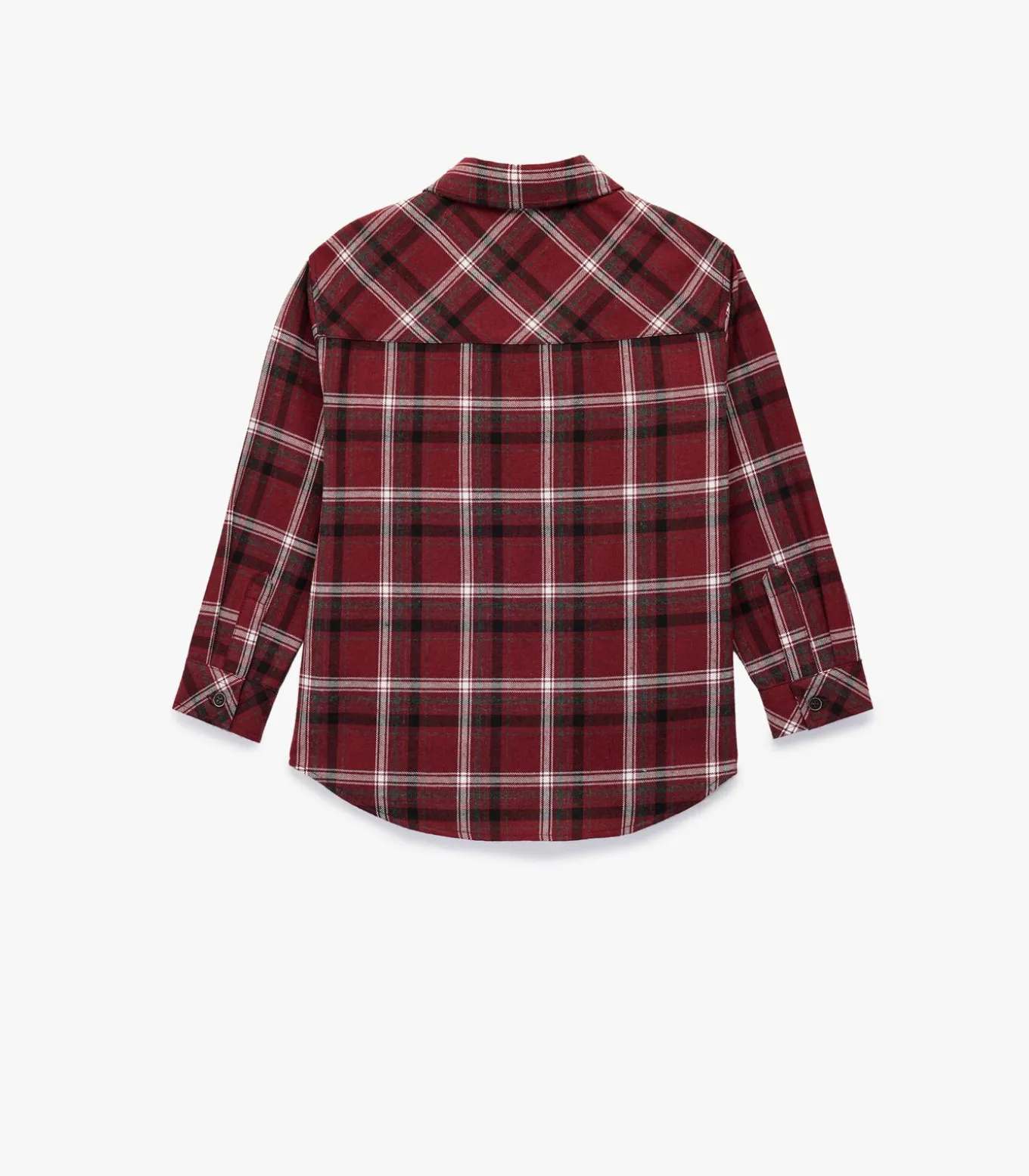 Geruite Heren Kinderen Overhemd Lange Mouwen