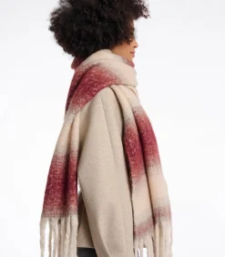 Geruite sjaal Suikerpruim berk OS