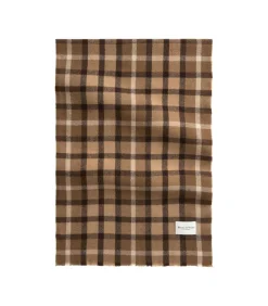 Geruite wollen sjaal