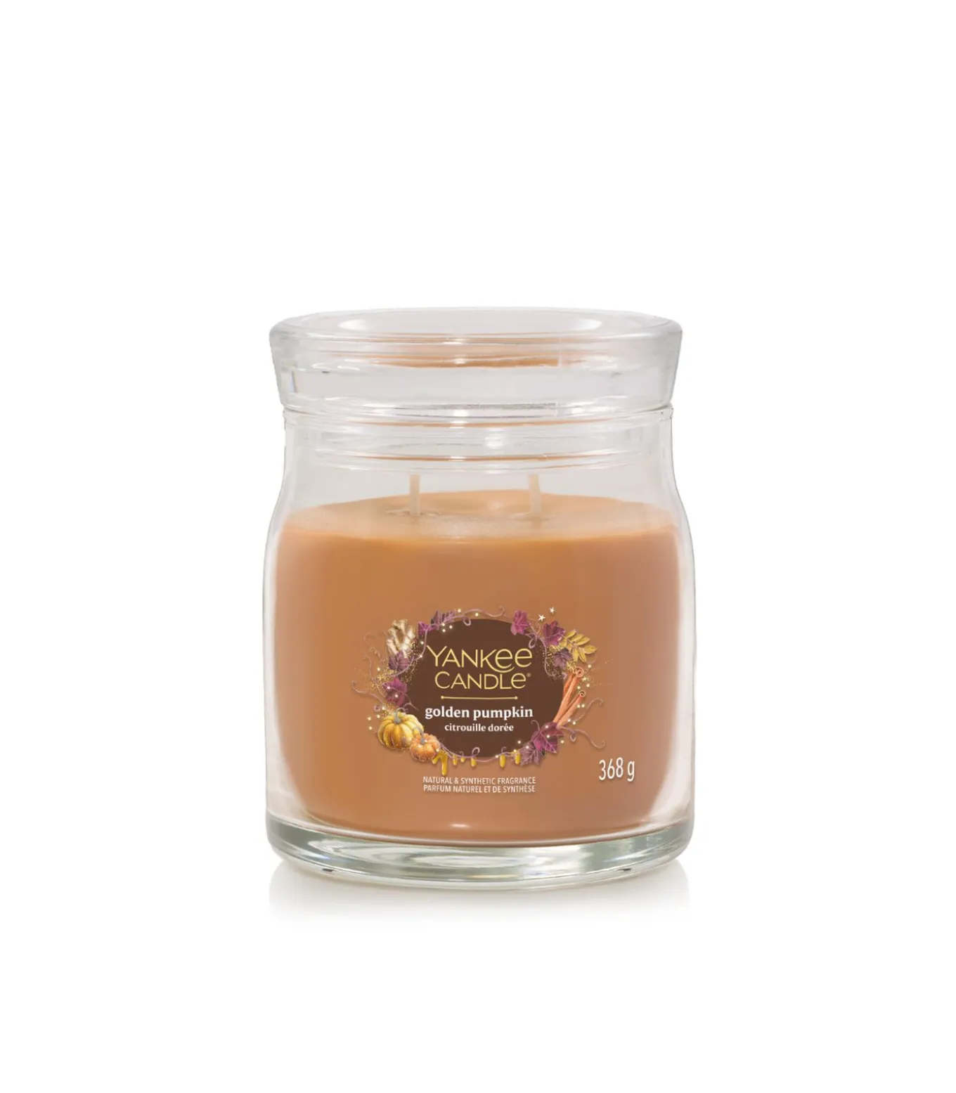 Geurkaars Golden Pumpkin Signature Medium Jar