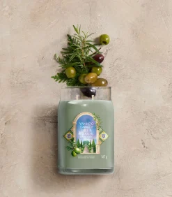 Geurkaars Olive & Cypress Signature Large Jar