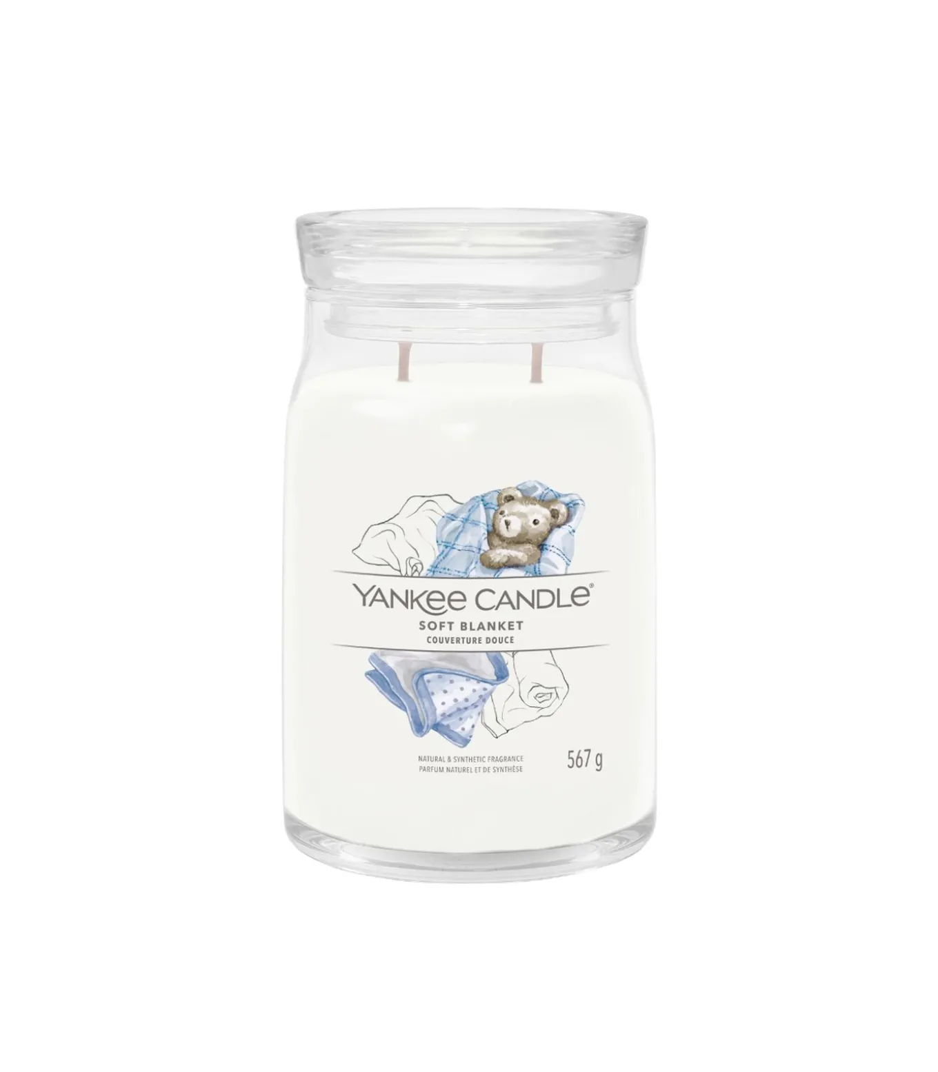 Geurkaars Soft Blanket Signature Large Jar