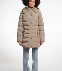 Gewatteerde jas met afneembare capuchon Toffee 38