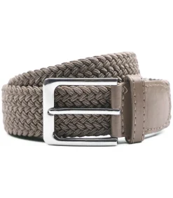 Geweven Riem Taupe Khaki