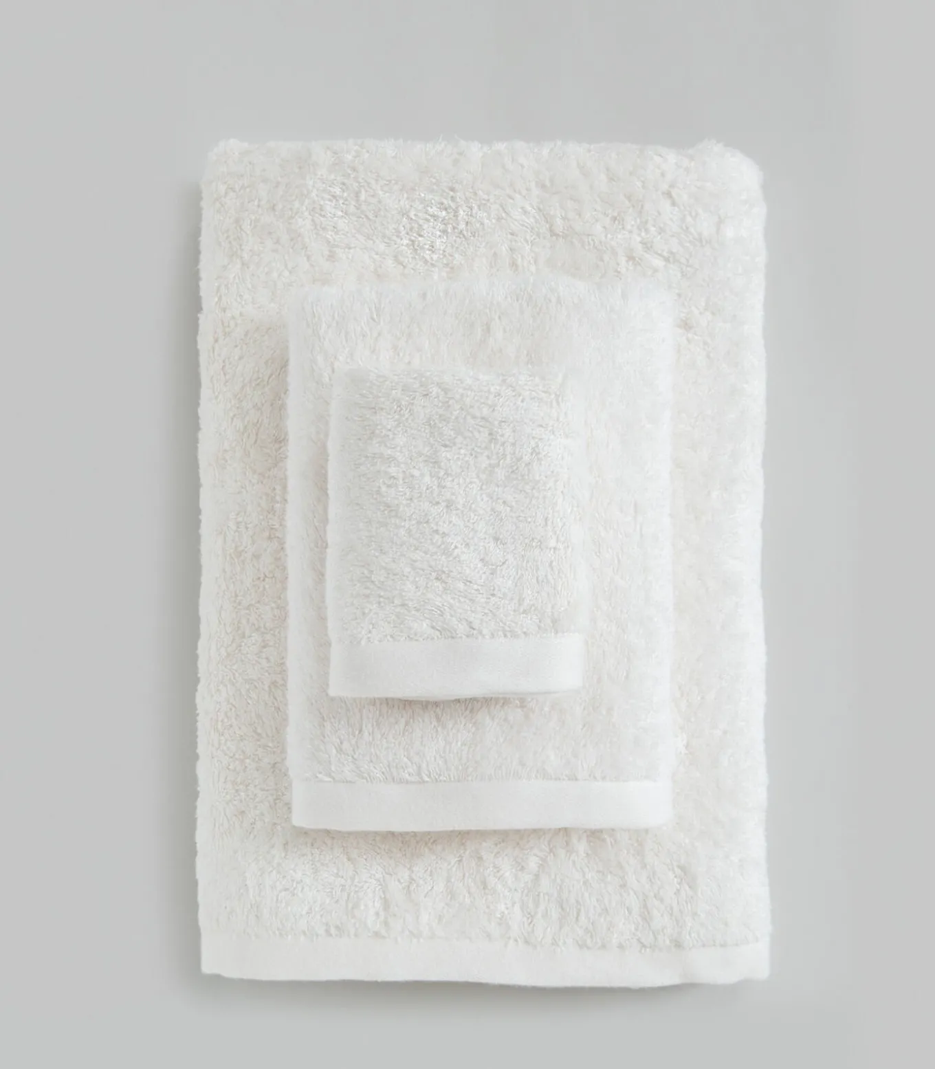 Gezichtshanddoek Solid 50x90 cm Ecru