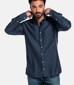 Giordano Brando Flanel Overhemd – Navy