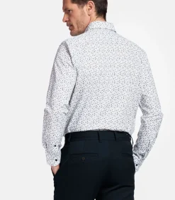 Giordano Ivy Bloemenprint Overhemd – Navy