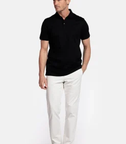 Giordano Lino Liquid Cotton Polo – Zwart