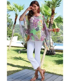 GIULIA - WITTE DENIM 7/8 JEANS