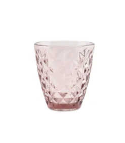 Glas 22cl roze Prisma - set/4