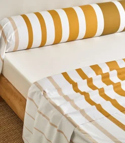 GRAND LARGE Ocre - Laken Perkaal Katoen