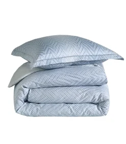 GRAVITY Bleu Céleste - Laken Satijn katoen