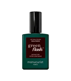 Green Flash Led Nail Polish Hollyhock 15ml