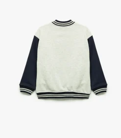 Grijs Bomberjack Lange Mouwen Jongens