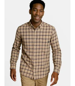 Grijs geruit overhemd voor heren