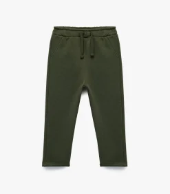 Groene Jongens Joggingbroek met Zakdetail en Elastische Taille