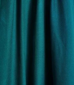 Groene sjaal van wol en zijde