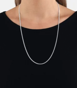 halsketting voor mannen en vrouwen, unisex, 925 Sterling zilver