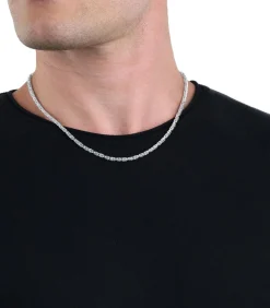 halsketting voor mannen en vrouwen, unisex, 925 Sterling zilver
