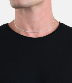 halsketting voor mannen en vrouwen, unisex, 925 Sterling zilver