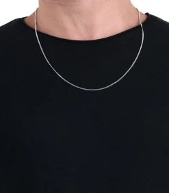 halsketting voor mannen en vrouwen, unisex, 925 Sterling zilver