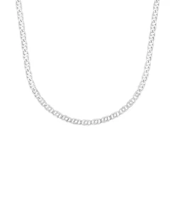 Halsketting voor mannen en vrouwen, unisex, 925 Sterling zilver