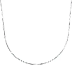 halsketting voor mannen en vrouwen, unisex, 925 Sterling zilver