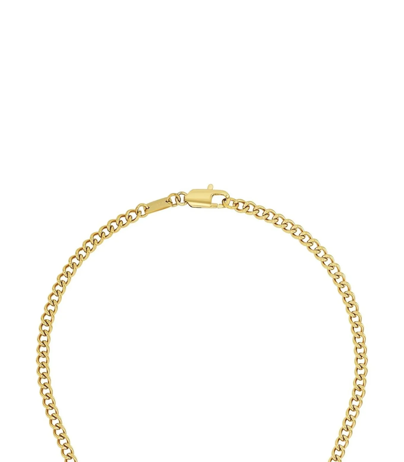 halsketting voor mannen, kruis van roestvrij staal