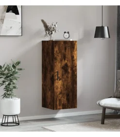 Hangkast 34,5x34x90 cm gerookt eikenkleurig