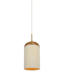 Hanglamp Dania - Naturel/Crème - Ø27.5x52cm